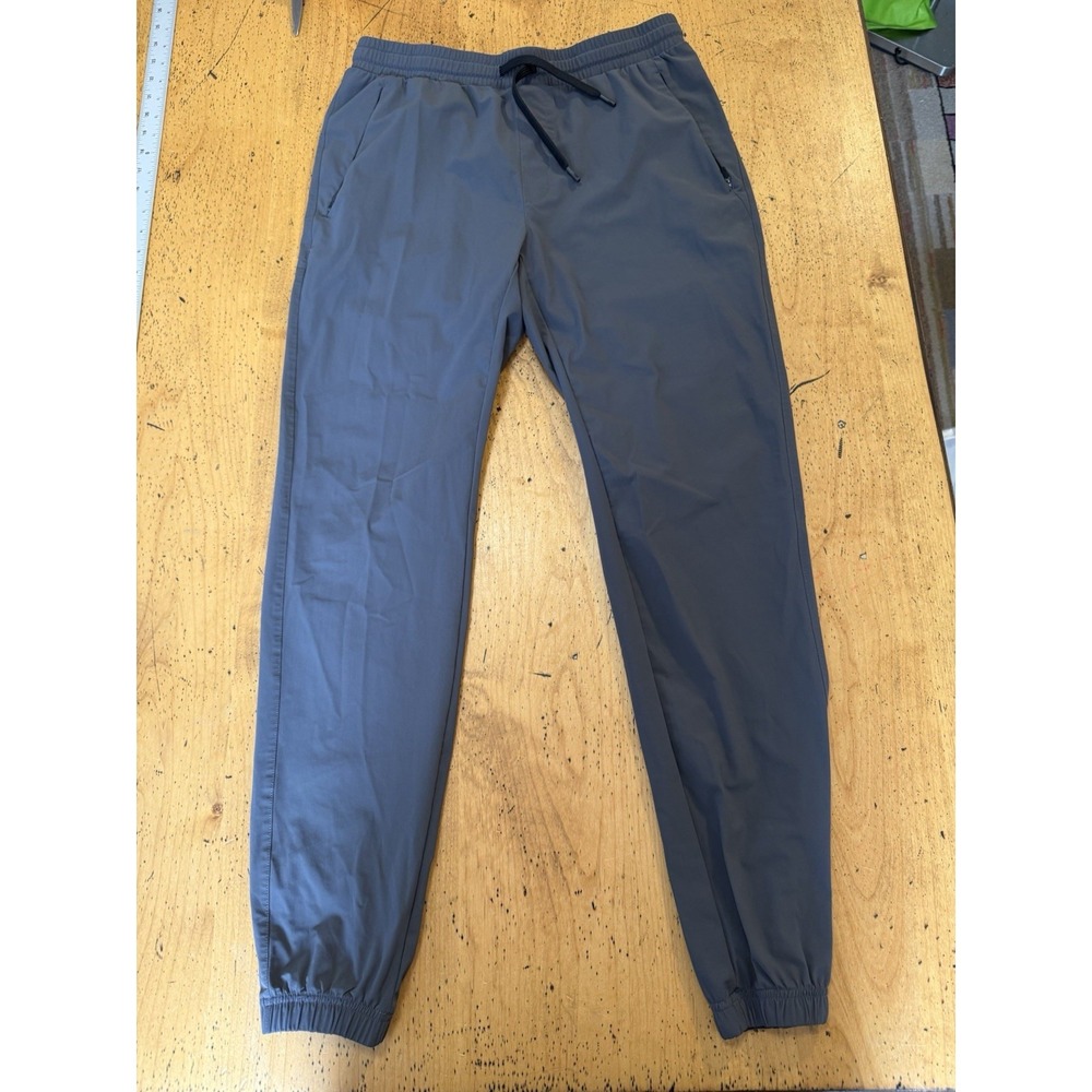 UNRL Apex Pants Mens S Dark Grey Charcoal Tapered Joggers Athletic Stretch Gym